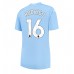 Manchester City Rodri Hernandez #16 Dámské Domácí Dres 2023-24 Krátkým Rukávem